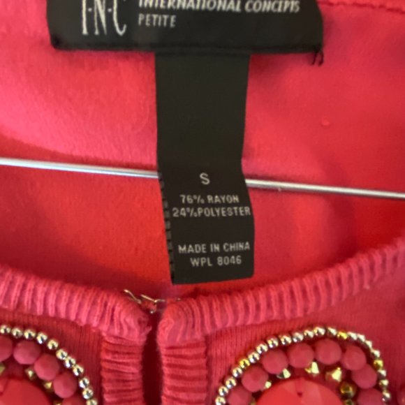 Sookie Stackhouse INC | Pink Jeweled Cardigan Sweater True Blood Sz SP - Picture 2 of 7